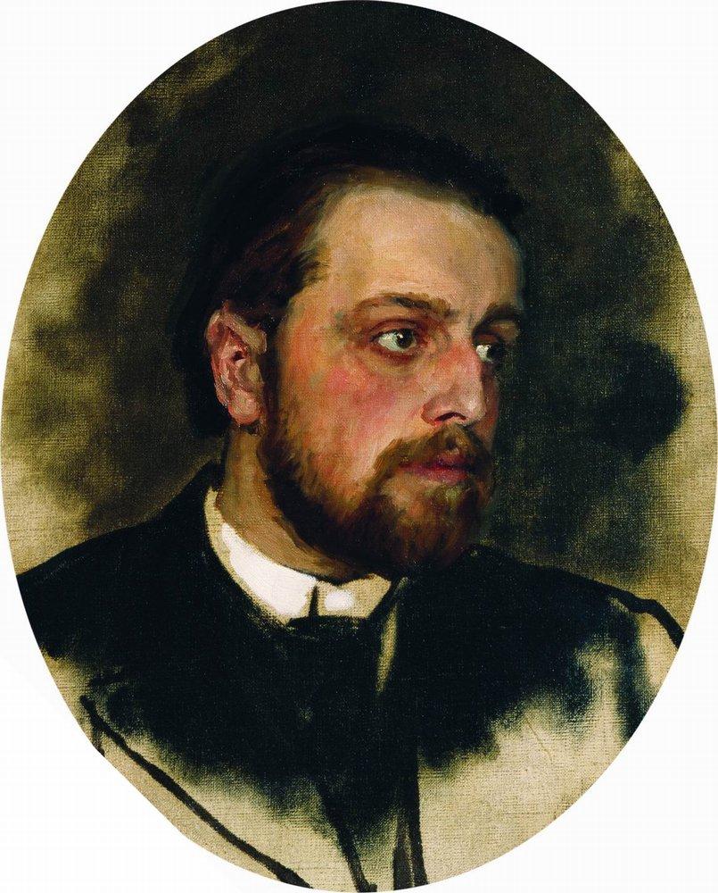 Portrait of V. G. Chertkov by Ilya Repin, c. 1890