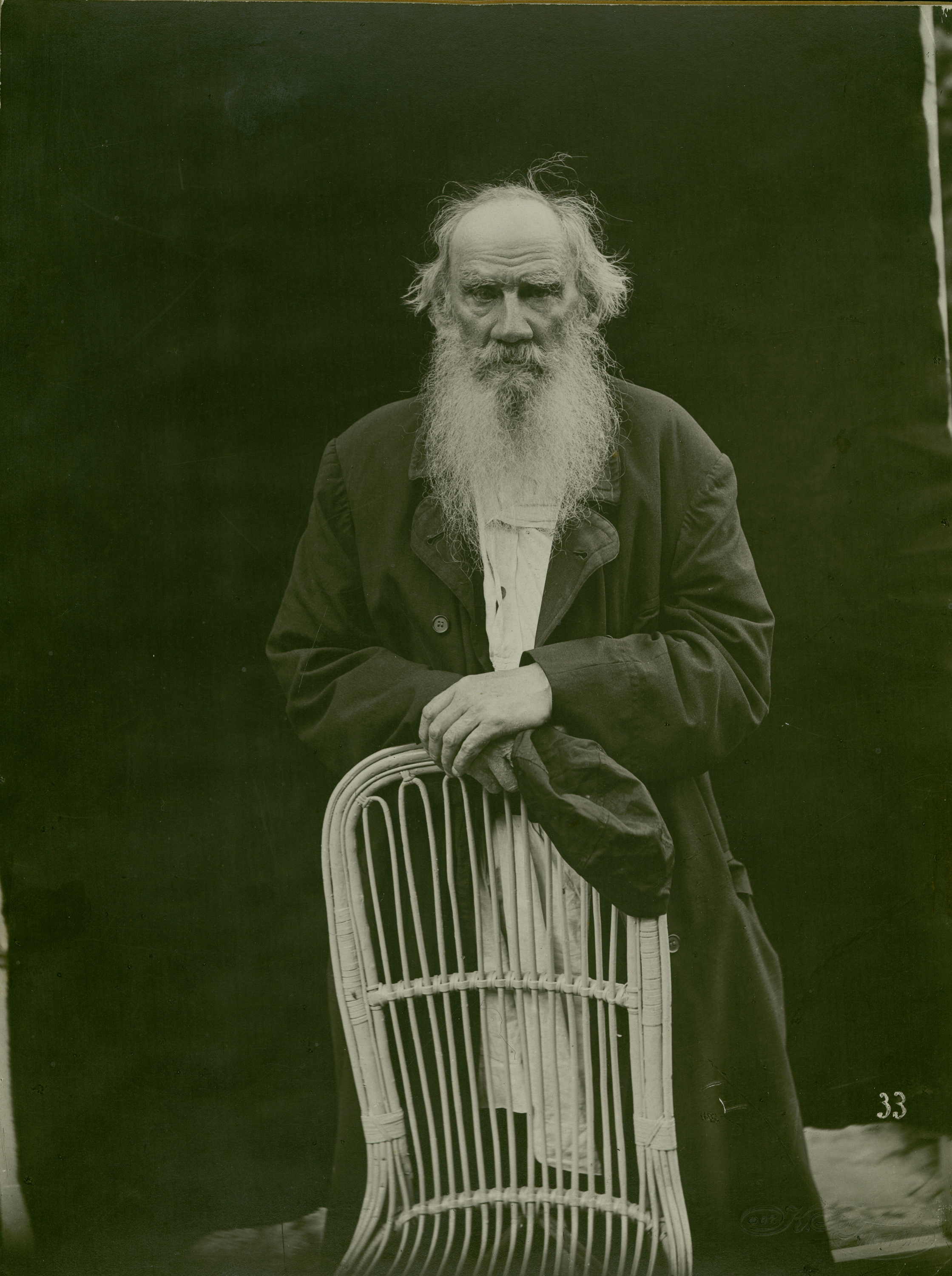 Karl Bulla's 1908 jubilee portrait of Tolstoy