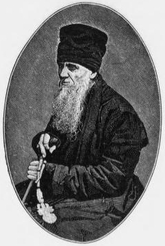 The elder Amvrosy of Optina, photograph dated 1892