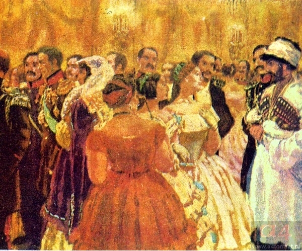 Yevgeny Lanceray illustration for Hadji Murat, 1913