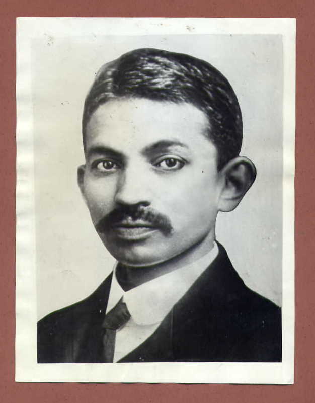 Photograph of M. K. Gandhi in South Africa, 1906
